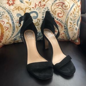 Vince camuto suede heel